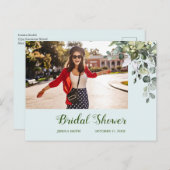 ブライダルシャワーフォト招待状はがき ポストカード (正面/裏面)