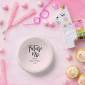 ブライダルシャワーフューチャー夫人赤面ピンク ペーパーボウル (パーティー)