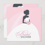 ブライダルシャワーフラットカード招待状 招待状 (正面/裏面)