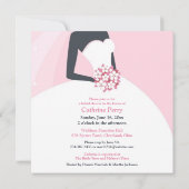 ブライダルシャワーフラットカード招待状 招待状 (裏面)