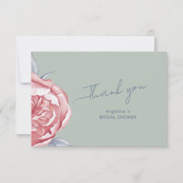 ブライダルシャワーフラットサンキューカード サンキューカード
