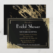 ブライダルシャワーフラッパー素晴らしギャツビーハーレムナイツ 招待状 (正面/裏面)