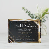 ブライダルシャワーフラッパー素晴らしギャツビーハーレムナイツ 招待状 (スタンド正面)