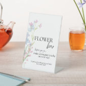 ブライダルシャワーフラワーバー 台座サイン (インサイチュ)