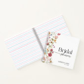 ブライダルシャワーフローラゲスト ノートブック (内部)