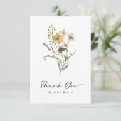 ブライダルシャワーフローラサンキューカード サンキューカード (スタンド正面)