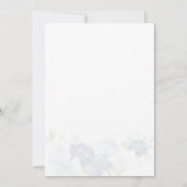 ブライダルシャワーフローラダスティブルースクリプト 招待状 (裏面)