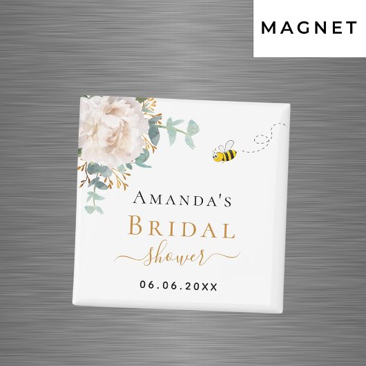 ブライダルシャワーフローラユーカリ マグネット