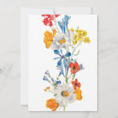 ブライダルシャワーフローラ夏バチェロレッテ 招待状 (裏面)