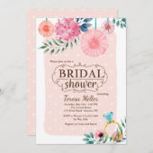 ブライダルシャワーフローラ招待状 招待状 (正面/裏面)