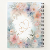 ブライダルシャワーフローラ ノートブック (裏面)