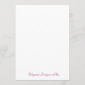 ブライダルシャワーブランチアドバイスカード アドバイスカード (裏面)