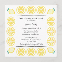 ブライダルシャワーブランチ招待状 招待状