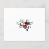 ブライダルシャワーブルゴーニュフローラレシピカード (裏面)