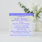 ブライダルシャワーブルーハイドランゲア 招待状 (スタンド正面)