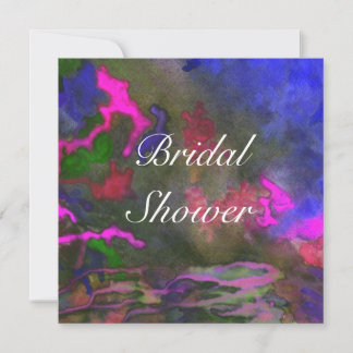 ブライダルシャワーブルーフュージョン2結婚式招待状 招待状