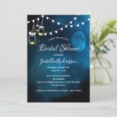 ブライダルシャワーブルームーンライトストリング 招待状 (スタンド正面)