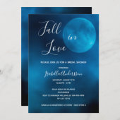 ブライダルシャワーブルームーン秋でロマンチック 招待状 (正面/裏面)