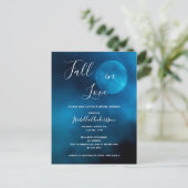 ブライダルシャワーブルームーン秋in love invitation ポストカード (スタンド正面)