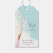 ブライダルシャワーブルー ギフトタグ (正面)