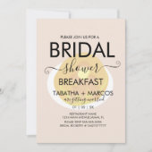 ブライダルシャワーブレックファーストパンケーズブランチ招待状 招待状 (正面)