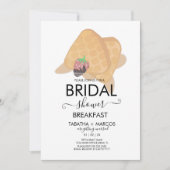 ブライダルシャワーブレックファーストワッフルブランチ招待状 招待状 (正面)