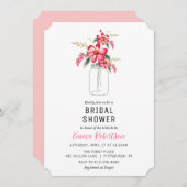 ブライダルシャワーブーケメイソンジャールシャワー招待 招待状 (正面/裏面)