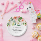 ブライダルシャワープレート、赤面 ペーパープレート (パーティー)