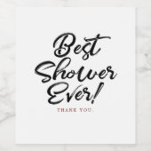 ブライダルシャワーホステスかわいいサンキューギフト ワインラベル (シングルラベル)