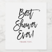 ブライダルシャワーホステスサンキューギフトワインラベル ワインラベル (シングルラベル)