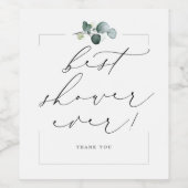 ブライダルシャワーホステスサンキューギフト ワインラベル (シングルラベル)