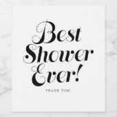 ブライダルシャワーホステスサンキューギフト ワインラベル (シングルラベル)