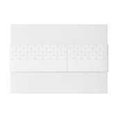 ブライダルシャワーホワイトグリーンバラグレーハート 招待状ベリーバンド (裏面例)