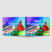 ブライダルシャワーボリウッドインディアンモダン ゲストブック (全面)