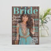 ブライダルシャワーマガジンカバー 招待状 (スタンド正面)