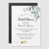 ブライダルシャワーミツバチeucalyptus エレガント white (正面/裏面)