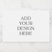 ブライダルシャワーミニきらめくワインラベル |ベビー書 スパークリングワインラベル (シングルラベル)