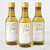 ブライダルシャワーミニワインボトルお気に入りラベル ワインラベル (ボトル)