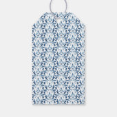 ブライダルシャワーメッセージカード水彩花 ギフトタグ (裏面)