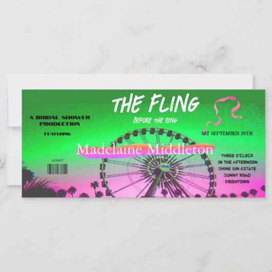 ブライダルシャワーモダン夏フェスティバル (正面)