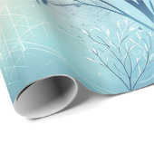 ブライダルシャワーモダン結婚の木 ラッピングペーパー (ロールコーナー)