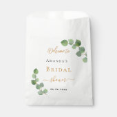 ブライダルシャワーユーカリ歓迎 フェイバーバッグ (正面)