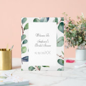 ブライダルシャワーユーカリ離れグリンクール結婚ズ アクリルサイン (ウェディング)