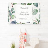 ブライダルシャワーユーカリ離れグリンクール結婚ズ 横断幕 (インサイチュ)