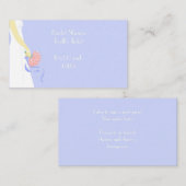 ブライダルシャワーラッフルチケットエンクロージャカード エンクロージャーカード (正面/裏面)