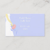 ブライダルシャワーラッフルチケットエンクロージャカード エンクロージャーカード (正面)