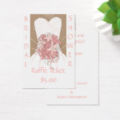 ブライダルシャワーラッフルチケット (デスク)
