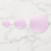 ブライダルシャワーラベンダーウォーターカラーフローラ コンフェッティ (裏面)