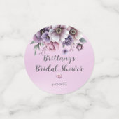 ブライダルシャワーラベンダーウォーターカラーフローラ コンフェッティ (スモール正面)