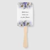 ブライダルシャワーランチョンファンセット ハンドファン (正面)